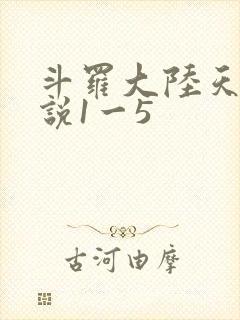 斗罗大陆天狂传说1一5