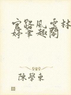 官路风云林海姜婷笔趣阁