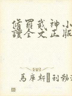 修罗武神小说阅读全文正版