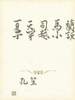 夏天司马兰九皇子穿越小说笔趣阁