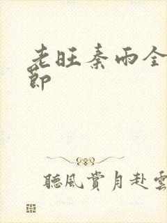 老旺秦雨全部章节