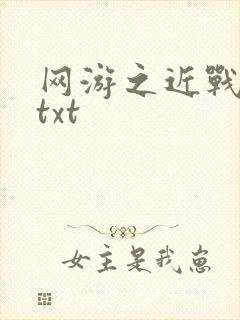 网游之近战法师txt