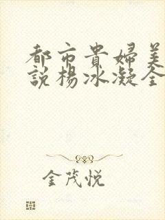 都市贵妇美腿小说杨冰凝全文阅读