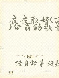 夜夜欢好(高h)公翁的欢爱h