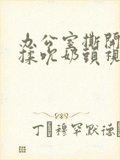 办公室撕开奶罩揉吮奶头视频