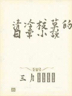 清冷校草的堕落日常小说