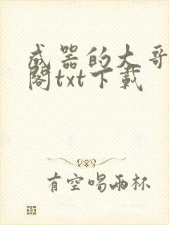 成器的大哥笔趣阁txt下载