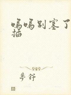 呜呜别塞了啊抽插