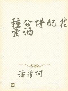 种公借配花间一壶酒