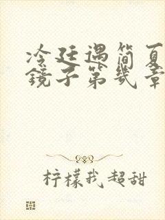 冷廷遇简夏对着镜子第几章