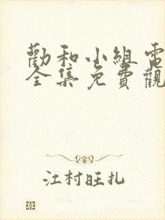 劝和小组电视剧全集免费观看