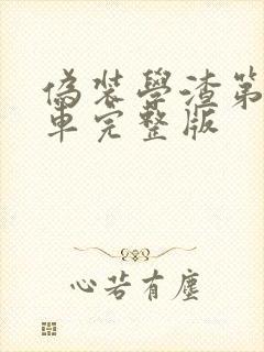 伪装学渣第一次车完整版