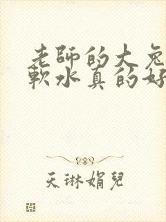 老师的大兔子好软水真的好多