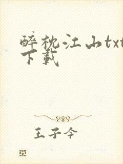 醉枕江山txt下载