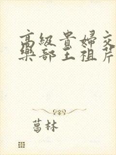 高级贵妇交换俱乐部王祖芹