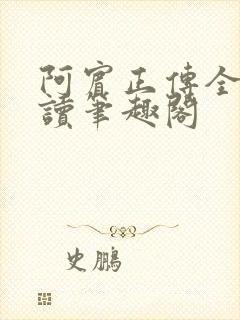 阿宾正传全文阅读笔趣阁