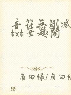 音符无删减全文txt笔趣阁