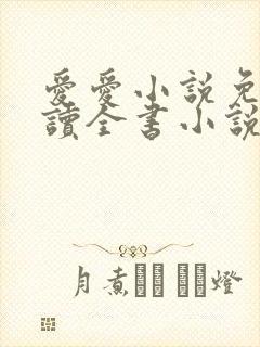 爱爱小说免费阅读全书小说乡村