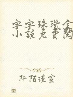 字字珠玑金银花小说免费阅读