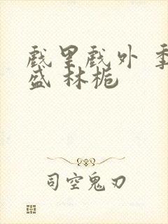 戏里戏外 季淮盛 林栀