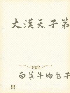 大汉天子第一部