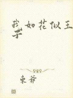 我如花似玉的儿子