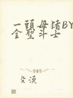 一头母猪BY黄金圣斗士