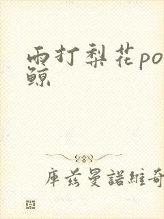 雨打梨花po问鲸
