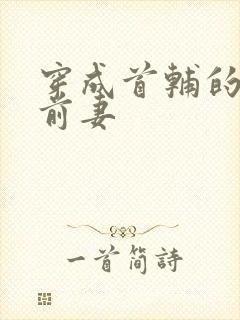 穿成首辅的炮灰前妻