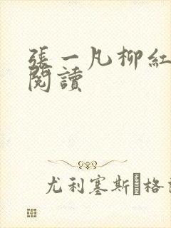 张一凡柳红免费阅读