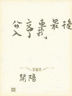 公交车最后一排入了我