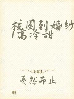 校园到婚纱1V1高冷甜