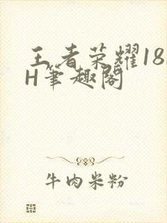 王者荣耀18rH笔趣阁