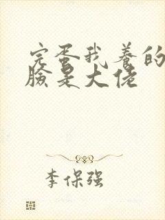 完蛋我养的小白脸是大佬