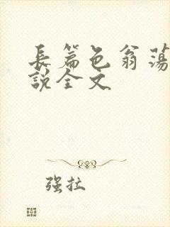 长篇色翁荡熄小说全文