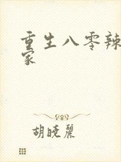 重生八零辣妻当家