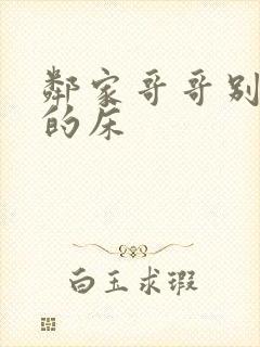 邻家哥哥别上我的床