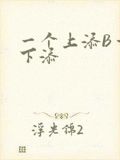 一个上添B一个下添