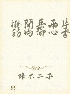 拨开岳两片肥嫩的肉御心香帅