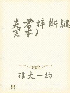 夫君摔断腿后(完本)