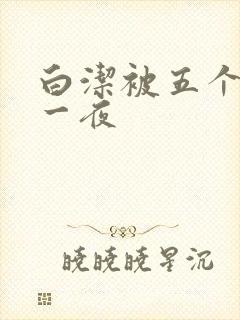 白洁被五个人玩一夜