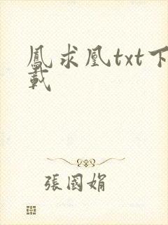 凤求凰txt下载