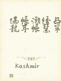 佛帐潮绣凸浮双龙耳帐慧宁法师