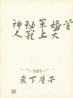 神秘军婚首长大人宠上天