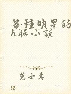 各种明星的综艺h版小说