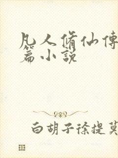 凡人修仙传人界篇小说