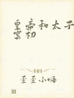 皇帝和太子妃h云初