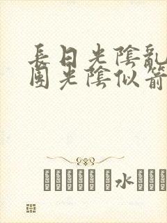 长日光阴乱作一团光阴似箭眇眇翟