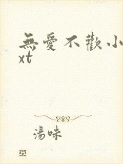 无爱不欢小说txt