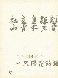 社交负距离by山青禾免费阅读